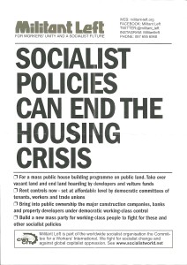 Socialist Policies Can End the Housing Crisis