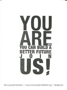  You Are the 99%, You can Build A Better Future — Join Us!