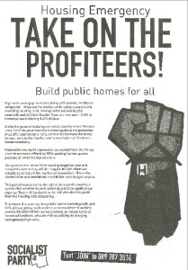 Housing Emergency: Take On The Profiteers!