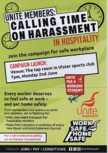 Unite Members: Calling Time On Harassment