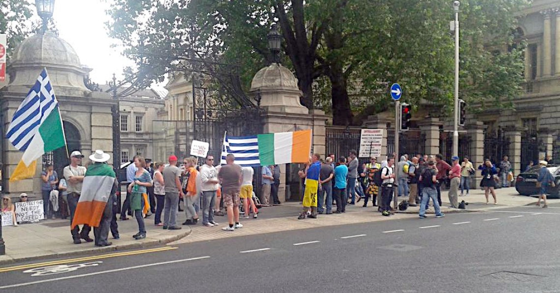 Photo of Greek Solidarity Rally