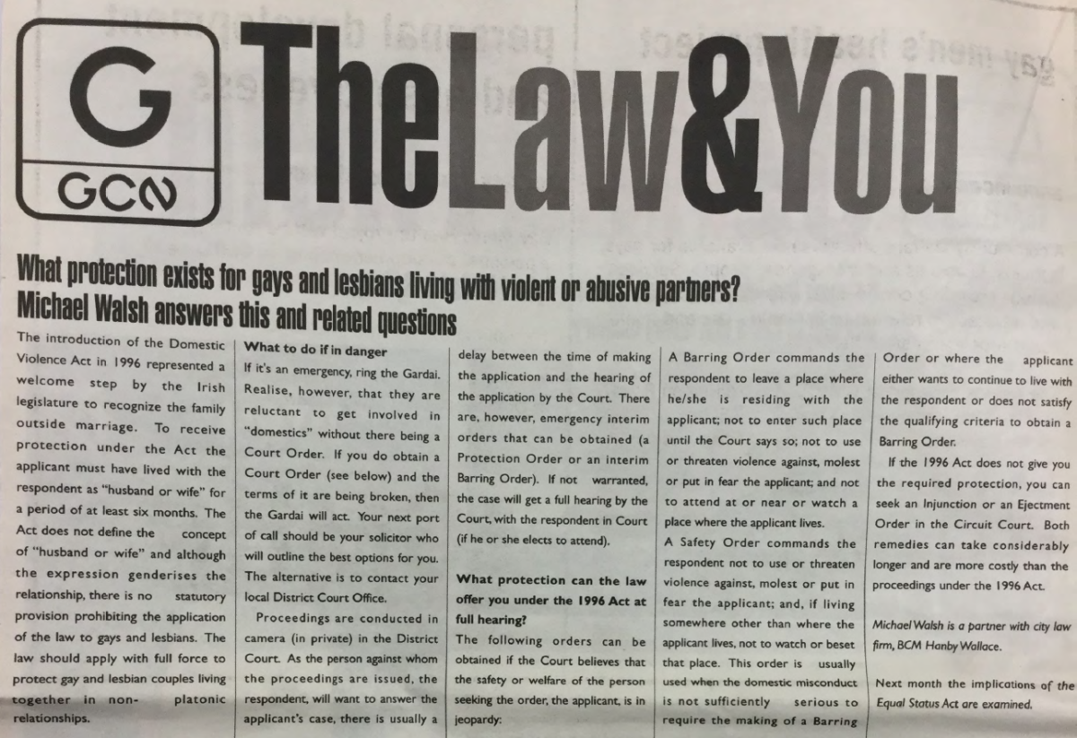 GCN Article: The Law and You