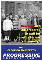 Northern Ireland Assembly Election Manifesto, 2003