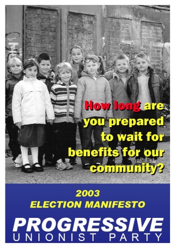 Northern Ireland Assembly Election Manifesto, 2003