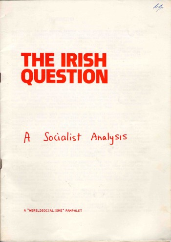 The Irish Question: A Socialist Analysis