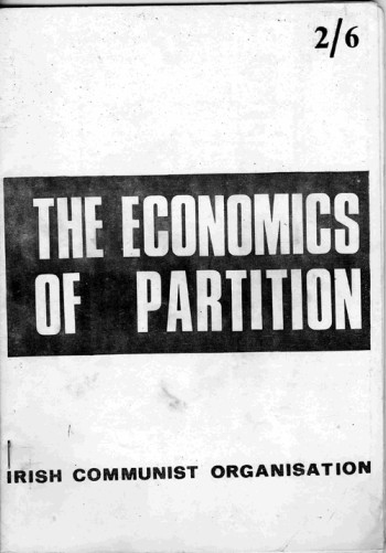 The Economics of Irish Partition