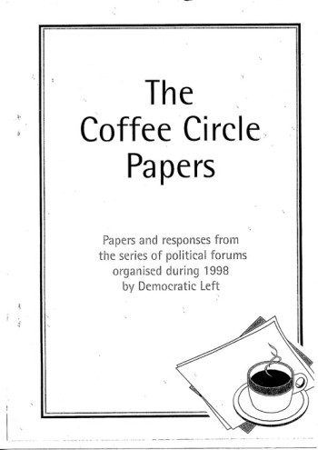 The Coffee Circle Papers:  Contents, Foreword and Paper 1