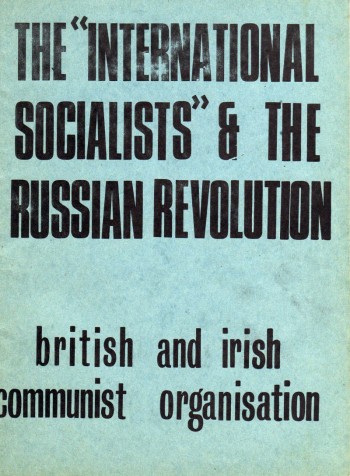 The International Socialists and the Russian Revolution