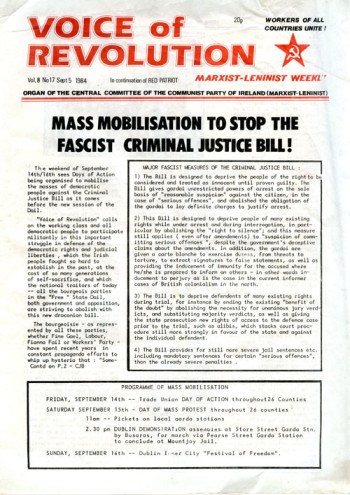 Voice of Revolution (Marxist-Leninist Weekly), Vol. 8, No. 17