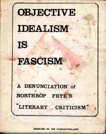 Objective Idealism is Fascism