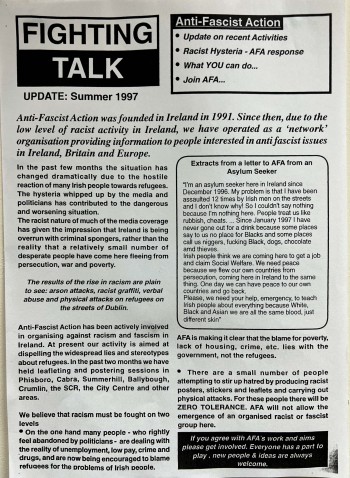 Fighting Talk, Summer 1997