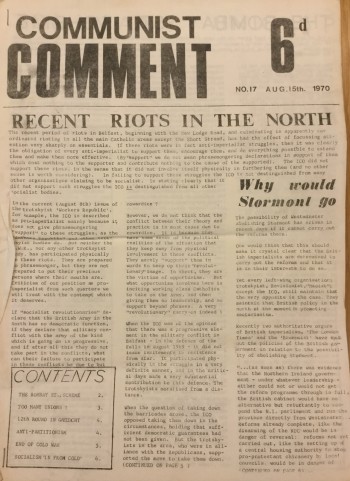 Communist Comment, No. 17
