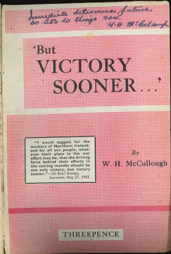 But Victory Sooner…