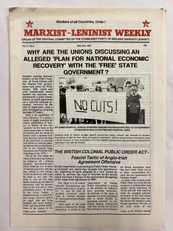 Marxist-Leninist Weekly, Vol 17, No. 5