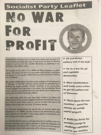 No War for Profit