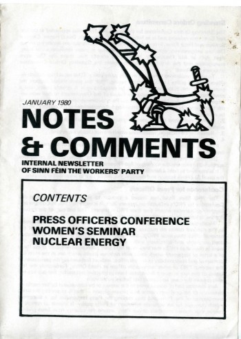 Notes and Comments, January 1980
