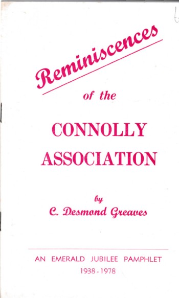 Reminiscences of the Connolly Association