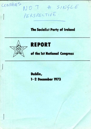 Report of the 1st National Congress