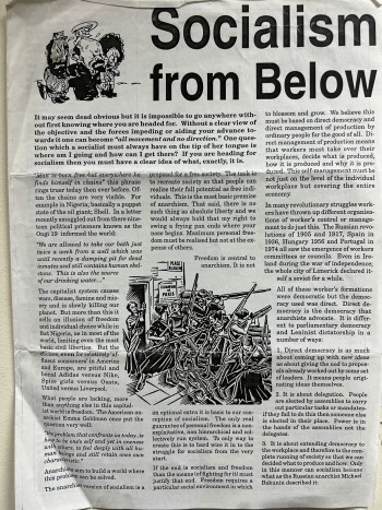 Socialism from Below