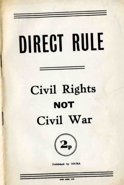 Direct Rule: Civil Rights Not Civil War