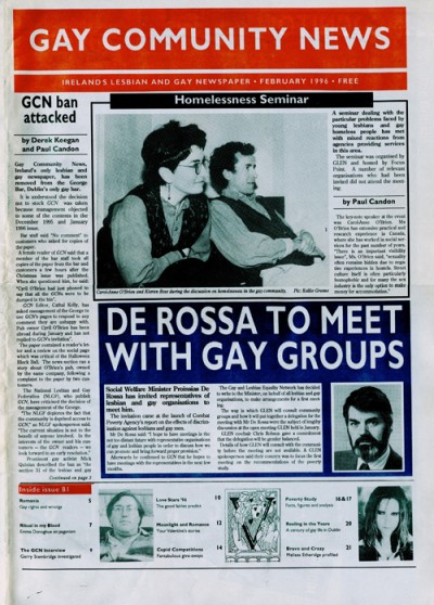 Gay Community News, February 1996