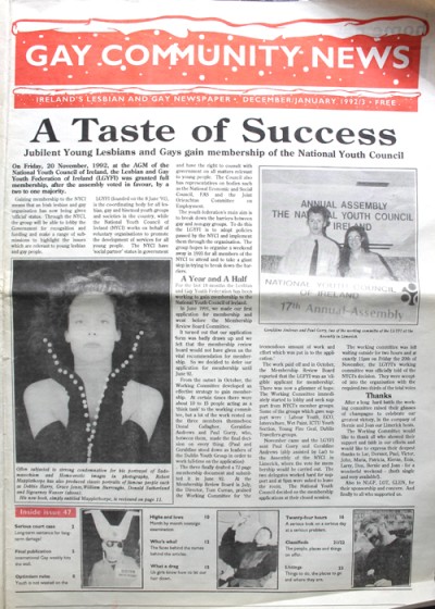 Gay Community News, December 1992/January 1993