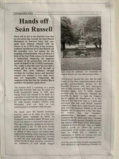 Hands Off Seán Russell