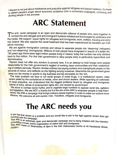 ARC Statement