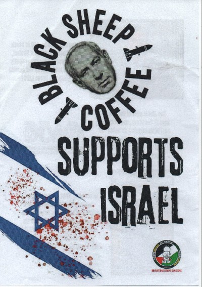 Black Sheep Coffee Supports Israel