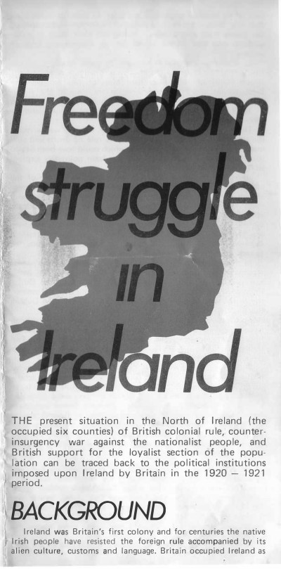 Freedom Struggle in Ireland