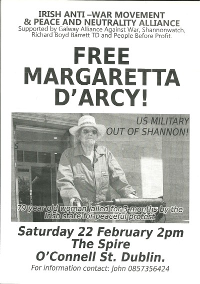 Free Margaretta D’Arcy!