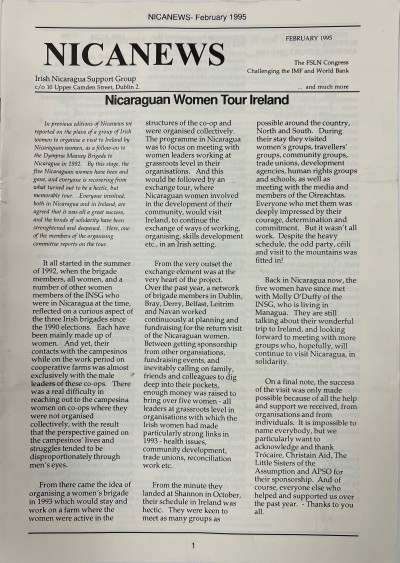 Nicanews, February 1995