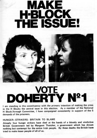 Make H-Block the Issue! Vote Doherty No. 1