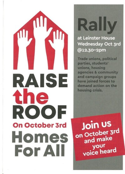 Raise the Roof on October 3rd: Homes For All