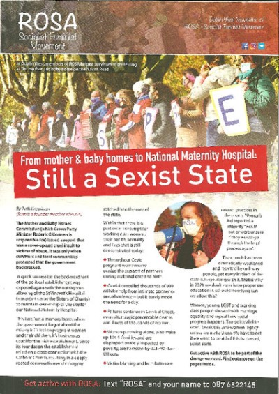 From Mother & Baby Homes to National Maternity Hospital: Still a Sexist Country