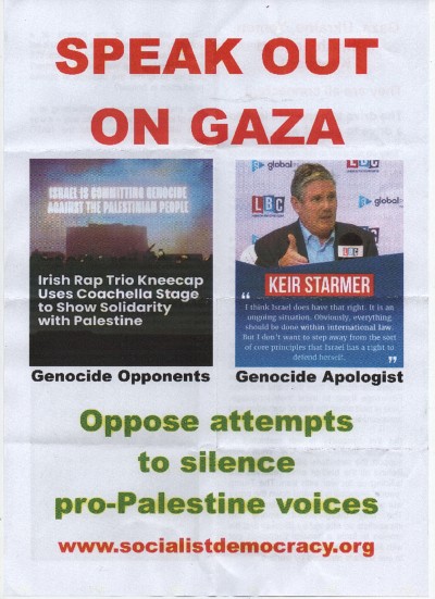 Speak Out On Gaza