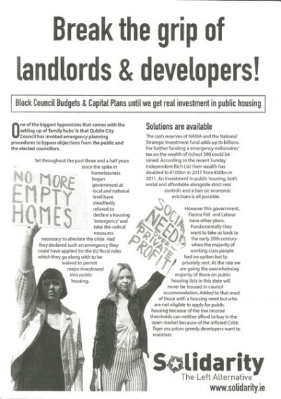 Break the Grip of Landlords & Developers!