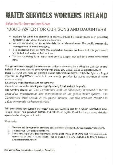 Public Water For Our Sons and Daughters