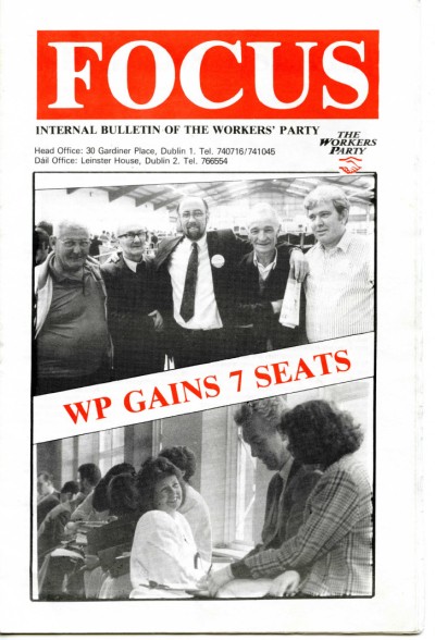 Focus: Internal Bulletin of the Workers' Party