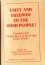 Unity and Freedom to the Irish People!