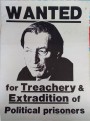 Wanted for Treachery & Extradition of Political Prisoners