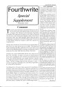 Fourthwrite, Special Supplement, November 2000