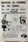 Reagan Is Coming So I'm Going… To The May 26th Rally Against Reagan's Foreign Policy