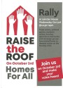 Raise the Roof on October 3rd: Homes For All