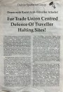 Down With Racist Anti-Traveller Attacks!