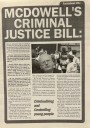 McDowell's Criminal Justice Bill