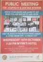 Public Meeting for Hospitality & Low Paid Workers