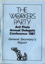 Ard Fheis/Annual Delegate Conference 1987: General Secretary's Report