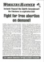 Workers Hammer: Fight For Free Abortion On Demand!