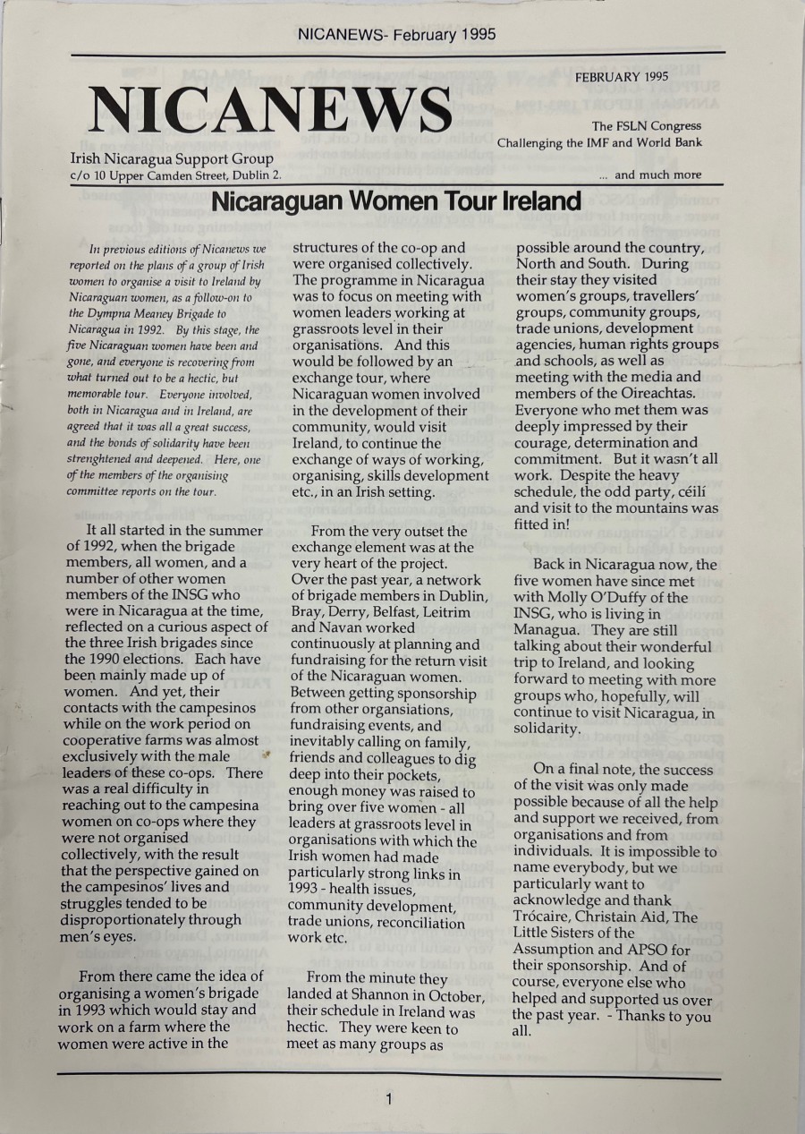 Nicanews, February 1995